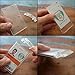 Permanent Locking Hard Plastic Badge Holder - Vertical Clear Heavy Duty Secure Case Holder for One or Two I'd Cards by Specialist ID