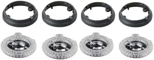 SOLKIN Drone Accessories LED Shade Lights Lamp Cover & Lamp Cover PlateBase for DJI Spark Lamp Protection Component Replacement (Color  1 Full Set)