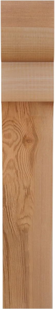 Ekena Millwork COR04X08X24YOR00RWR 4"W x 8"D x 24"H Yorktown Rough Sawn Corbel, Western Red Cedar
