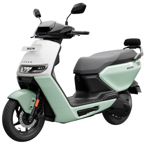 Image of Ather Rizta Z 159 KM IDC range in Cardamom Green Duo booking for Ex-Showroom