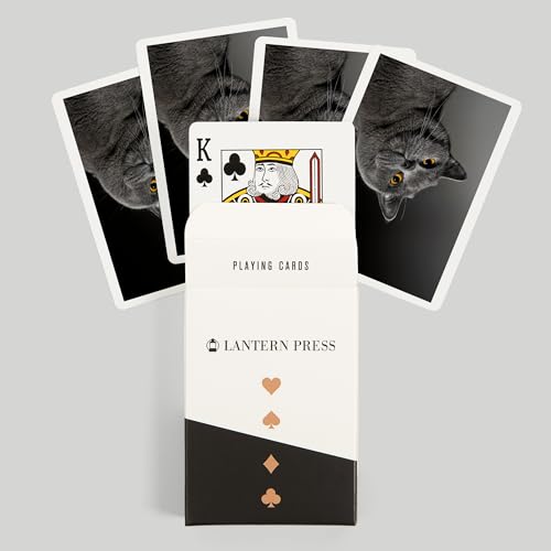 Mazo de cartas Poker British Shorthair Cat 52 piezas miniatura 6