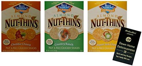 Amazon.com: Blue Diamond NUT-THINS SRIRACHA Flavored Almond & Rice ...