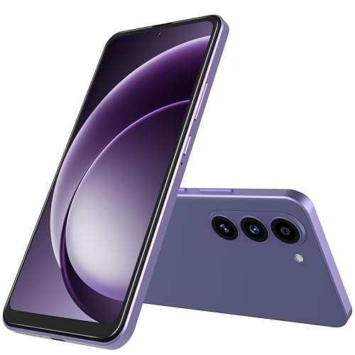 HeyxFome Teléfonos móviles: smartphone Android 14, pantalla grande HD+ de 6.6 pulgadas, cámara de 13 MP, teléfonos Android Octa Core, 6 (3+3) GB + 32 GB/256 GB, 4G Dual SIM gratis, Face ID/GPS, barato