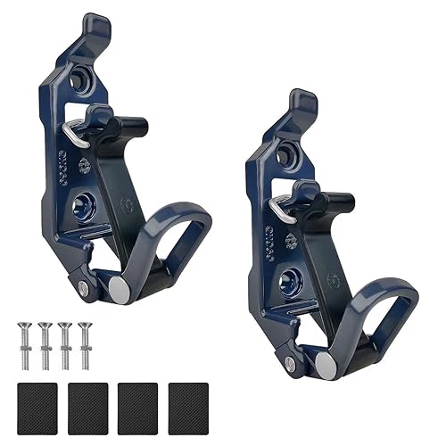 2 PCS Shovel Mount for Roof Rack Overland Gear Rotopax Mount Shovel Holder for Truck Tool Holder Rubber Clamp Grip Mounting Kit Fits Shovel Holder Wall Mount and Pole Clamp