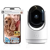 Security Camera Indoor Cam-2K 360° WiFi Cameras for Home Security,Pan & Tilt,Pet/Dog/Baby Camera with Phone app,2-Way Audio,Night Vision,24/7 Cloud & Micro SD Card Storage 1 Pack