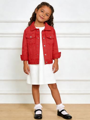 Image of Cromoncent Toddler Denim Jacket for Boys Girls