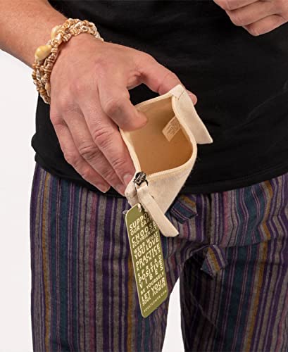 Soul Flower Small Eco Zipper Pouch (Mushroom Botanical Morel)2