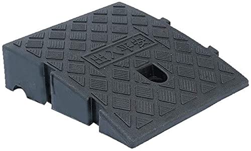 Rampe d'accès portable en plastique de trottoir multicolore pour fauteuil roulant 25x27x7cm