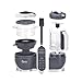 Babymoov Duo Meal Station Grey: Multi-Speed Baby Food Maker Steamer and Puree Blender, Baby Food Processor that warms & defrosts (Nutritionist Approved)