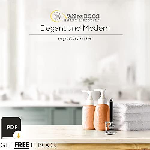 Foto von Van De Boos - Edelstahl Rasierständer für klassische Rasierhobel - Rasier-Halter/Halterung zum hygienischen Trocknen von Barthobel - Rasierhalter mit rutschfester Unterseite für einen sicheren Stand