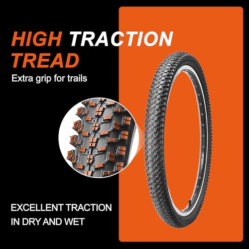 2-Pack 26 inch Mountain Bike Tires – Bicycle Tires 26×1.95
