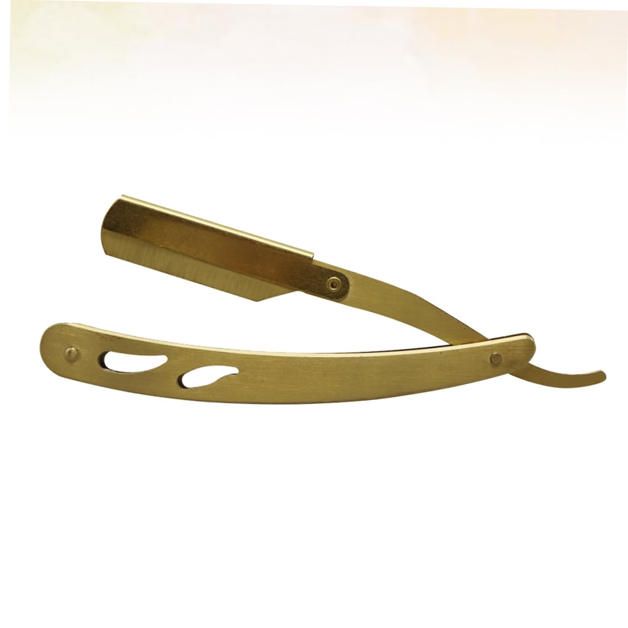 Gogogmee Men's Vintage Beard Shaver Manual Razor Barber Razor Blade Hair Cutting Tool Barber Supplies