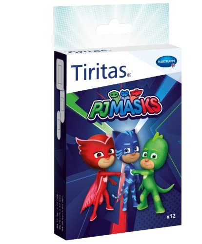 TIRITAS PJ Masks: Apósitos Infantiles con Dibujos de la Serie PJ Masks;...