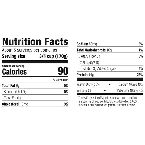 Light & Fit by Dannon Greek Nonfat Yogurt, Vanilla, Gluten-Free, 32 oz.