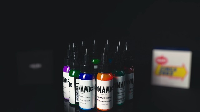 Dynamic Color Co - Vibrant Tattoo Ink Set with 12 Premium Colors