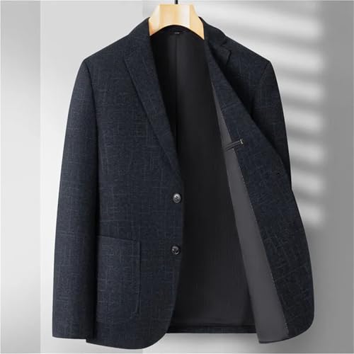 Man Blazerss Fashionable Business Dinner Slim Fitting Gentleman's Striped Single Breasted Coat4