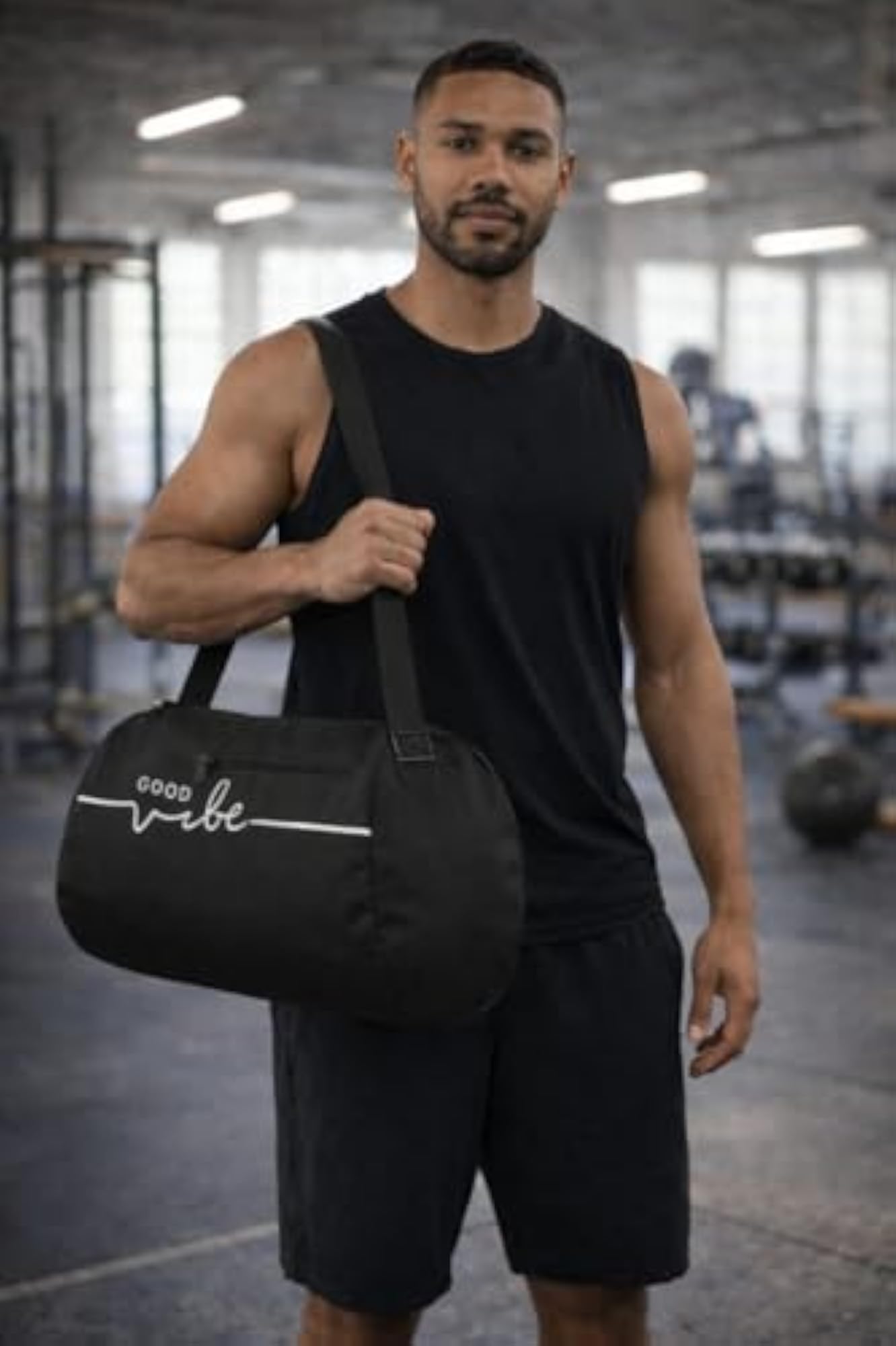 Heavy Duty Gym Duffle Bag with Strong Handles