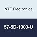 NTE Electronics 57-5D-1000-U USB AC Adapter, Standard Type A Receptacle Plug, 1A x 5W Output, 100-240V, 50/60 Hz