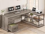 SEDETA L Shaped Desk,...
