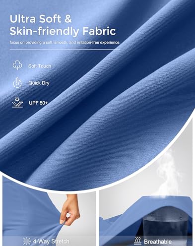 Image of G Gradual Women's Athletic Shorts 6 inch High Waisted Stretchy Bermuda Shorts for Women Quick Dry Summer Casual Shorts