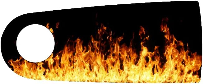 Kustom Cycle Parts - Funda para filtro de aire de llamasfuego. Sustituye a Stock Harley Davidson Twin Cam  103 Insert. Fabricado con orgullo en los