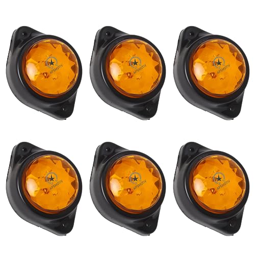 Feux de balisage LED ambre 24V pour remorque et camping-car