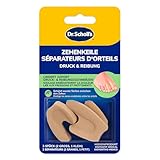 Dr. Scholl’s Zehenkeile – Schaumstoff Zehentrenner gegen Schmerzen und Wundsein zwischen den Zehen, Druckschutz und Polsterung, 3 Stück