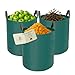 Produktbild CJ. GartenPower 3X 272L Gartensack Grünschnittsack - extra stabil, groß, robust - Gartensäcke für Äste, Gartenabfälle, Laubsäcke, Gartenabfallsäcke - 150GSM Polypropylen-Gewebe - reißfest & faltbar