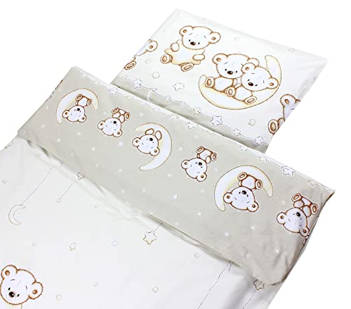 TupTam children's bedding set baby bedding duvet cover 100 x 135 120 x 90 pillowcase 40 x 60 boys girls 2-piece - Image 4