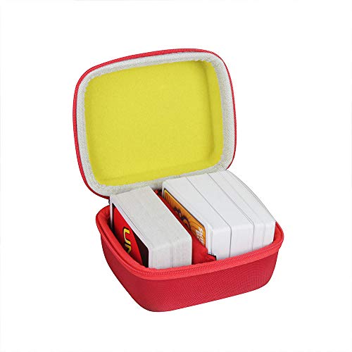 Hermitshell Hartschalen-Reiseetui für Skip BO Kartenspiel – Karten nicht im Lieferumfang enthalten 4 Hermitshell Hartschalen-Reiseetui für Skip BO + UNO Kartenspiel/Skip BO + Phase 10 Kartenspiel. Passend für bis zu 300 Karten. Karten nicht im Lieferumfang enthalten (rot + gelb).