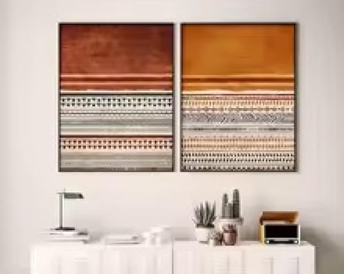 Impressions sur toile d'art moderne avec finitions soignées pour décoration murale chic
