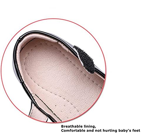 Girl's Mary Jane School Uniform Shoes Front Bow Ballerina Flat Princess Dress Shoes Kids Oxford3