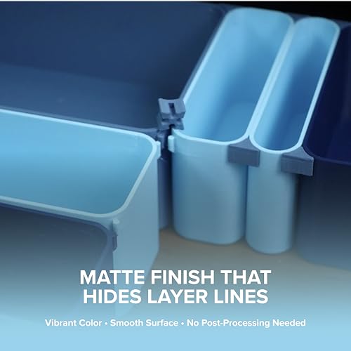 Image of Polymaker Panchroma Matte PLA Filament, Pastel Ice 1.75mm 1kg 3D Printing Filament, Formerly Polyterra Matte, Fit Most FDM 3D Printers, 1kg Spool (2.2lbs)