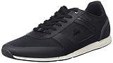 Lacoste Underwear Mens Menerva Sneaker, Black/White, 10 US