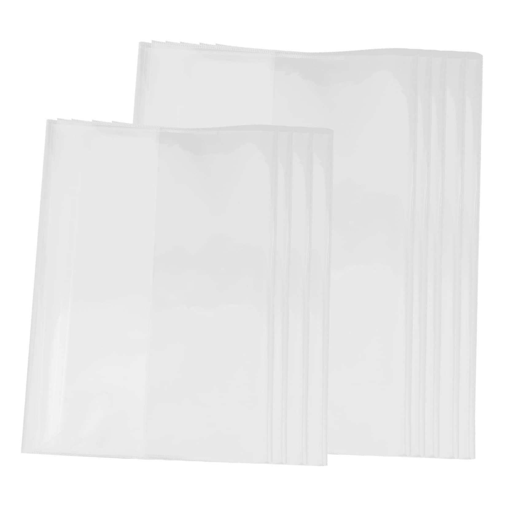 DOITOOL 80 Pezzi Copertine Trasparenti per Libri Scolastici Impermeabili Protezione per Quaderni e Testi Facili per Studenti
