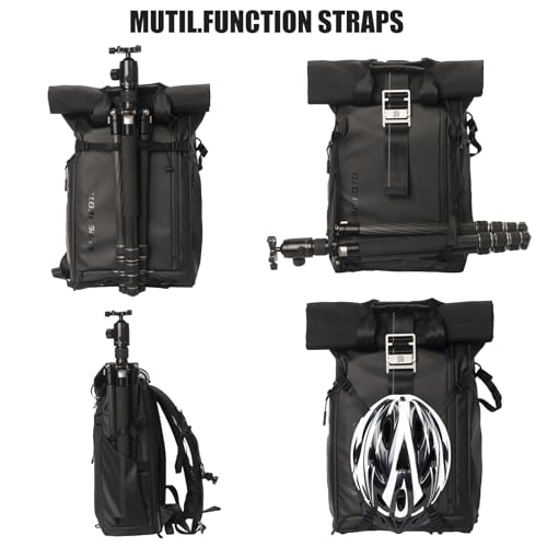 Besnfoto Rolltop Camera Backpack