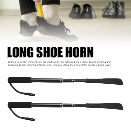 Cuerno para zapatos regulable con dos elevadores retráctiles 2