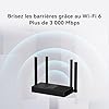HUAWEI WiFi AX3S, Routeur Wi-FI 6 AX3000 Gigabit Dual Band, 4 Ports GE WAN/LAN Auto-adaptatifs, amplificateur Wi-FI, sécurité HomeSec™, Exclusivité Amazon