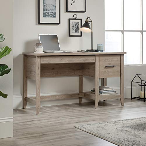 Sauder Summit Station L-Desk, L: 58.66" X W: 66.46" X H: 29.02", Laurel Oak Finish & Summit Station Desk, L: 52.09" X W: 19.29" X H: 29.02", Laurel Oak Finish #TOP5