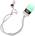 IST Waterproof Mini Beacon with Lanyard, Batteries Included (Green)