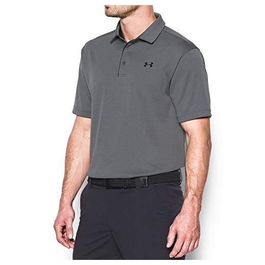 Under Armour Mens UA Golf Tech Polo Shirt - Graphite - 3XL
