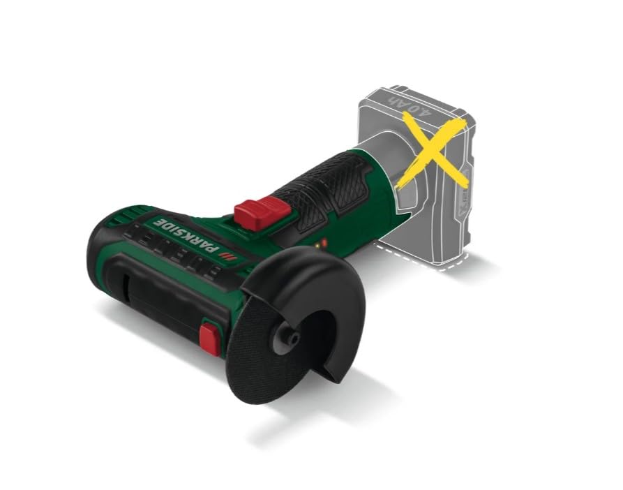 Parkside PWSA 12 C2 - Amoladora angular con batería, 12 V, sin ba...