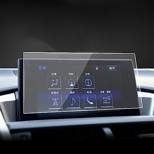 Verre trempé pour écran Lexus NX protection GPS 205x105mm 2014-2017
