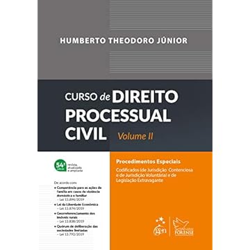 Capa do livro Curso de Direito Processual Civil - Vol. II: Volume 2