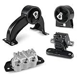 JDMON 4Pcs Engine Motor & Transmission Mount Kit Replacement for Chrysler Sebring 2.4L, 2.7L, 3.5L 2007-2010, Dodge Avenger 2.7L, 3.5L 2008 2009 2010 Compatible with A5465, A5469, A5420, A5443