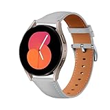 HUANLONG Watch Band, Quick Release Leather Watch Strap for Men Women, Replacement Bands Width 18mm 20mm 22mm(20mm grey)