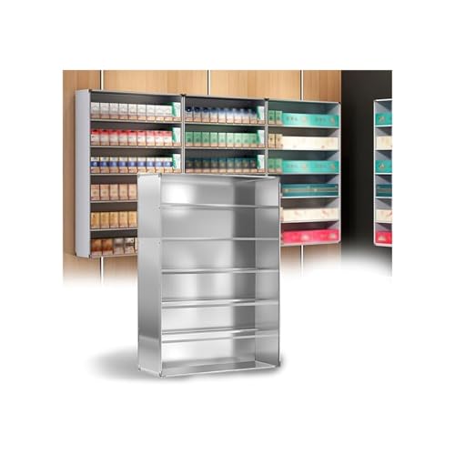 Présentoir à cigarettes multifonctionnel en alliage d'aluminium mural et comptoir pour magasin 37,5cm