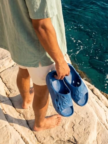 Image of Bacca Bucci Drift Foam Recovery Clogs for Men | Lightweight EVA Slip-On Slides | Breathable Quick-Dry Comfort Sandals