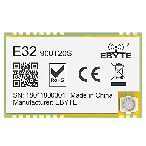 EBYTE UART LoRa Wireless Module 868 MHz 915MHz E32-900T20S Long Communication Range 5.5Km 20dBm Transparent Transmission IoT