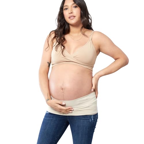 Image of Ingrid & Isabel Bellaband - Seamless Maternity Belly Band for Women - Essential Pregnancy Postpartum Jeans & Pants Extender